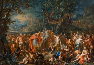 Bacchus och kung Midas