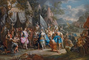 Amazonas drottning, Thalestris, i Alexander den stores läger