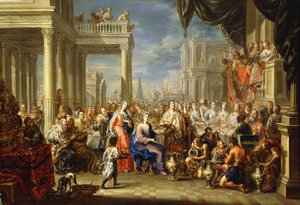 Äktenskapet i Kana, av Johann Georg Platzer