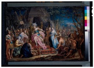 Scipios avhållsamhet av Johann Georg Platzer