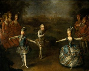 Representation of the ballet le triumphe de l