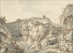 Stenig berghäll på Montmartre