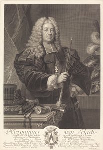 John av Erlach av Johann Georg Wille after Carlo Francesco Rusca, Cavalier