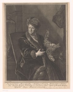 Porträtt av guldsmeden Johann Melchior Dinglinger av Johann Georg Wolffgang