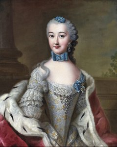 Hertiginnan Marie Sophie Wilhelmine av Württemberg-Oels av Johann Georg Ziesenis