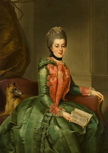 Porträtt av prinsessan Frederika Sophia Wilhelmina (1751-1820, ca 1768-1769