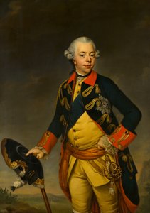 Porträtt av stadhållaren William V av Johann Georg Ziesenis