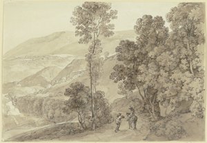 Trakt nära Subiaco av Johann Georg von Dillis