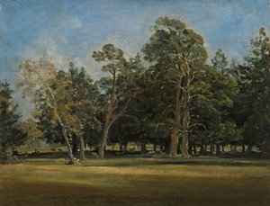 Hjortparken nära München av Johann Georg von Dillis