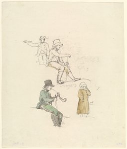 Figurstudier, 1801.