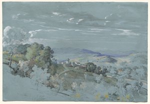 Umbriens kullar nära Perugia, 18301832.