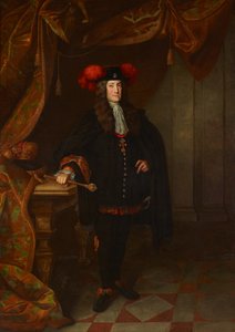 Porträtt av Karl VI 1685-1740, den helige romerske kejsaren, ca 1730.