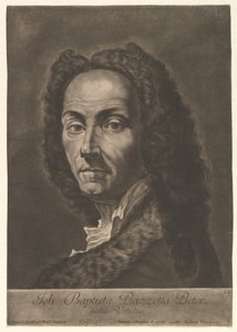 Porträtt av Giovanni Battista Piazzetta, tidigt 1700-tal.