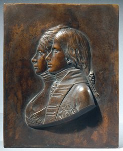 Fredrik Vilhelm III. som kronprins med sin hustru Luise von Mecklenburg-Strelitz