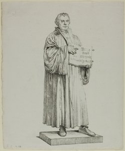 Luthers staty i Wittenberg av Johann Gottfried Schadow