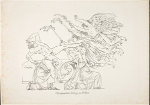 Förföljelse av Orestes av Johann Gottfried Schadow