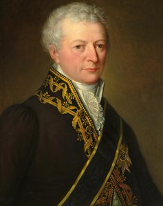 Porträtt av greve Karl August von Hardenberg 1750-1822.