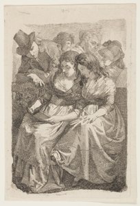 Konstnären och hans familj av Johann Gottfried Schadow