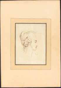Chef för en kvinna av Johann Gottlieb Prestel after Guercino
