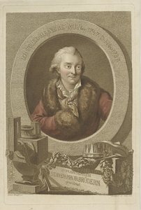 Porträtt av Johann Friedrich Reinecke 1745-1787, 1788. av Johann Gottlob Seyffert
