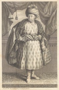Porträtt av Jean-Baptiste Tavernier (1605-1689) av Johann Hainzelmann