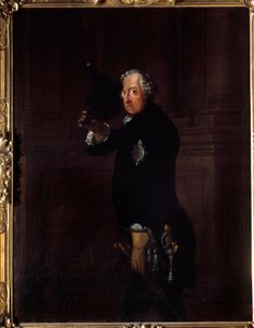 Porträtt av Fredrik II kallad Fredrik den Store, kung av Preussen (1712-1786) Målning av Johann Heinrich Franke (1738-1792) 1764 Berlin, Nationalgalleriet av Johann Heinrich Francke