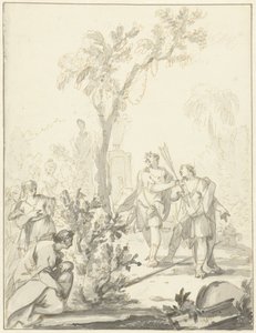 Allegorisk framställning av Johann Heinrich Keller (II)