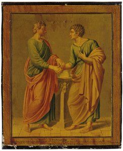 En allegori om vänskap, 1789