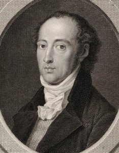 Porträtt av kompositören Johann Anton André 1775-1842, 1800.