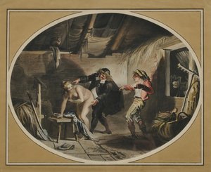 La Jument du compère Pierre efter dikten av Jean de La Fontaine, 1800
