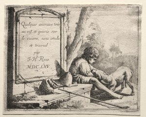 Johann Heinrich Roos Shepherding-serien, 1665.