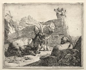 Häcken, 1665. av Johann Heinrich Roos