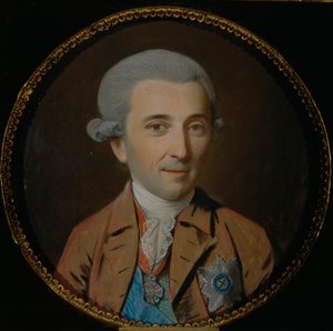 Porträtt av prins Nikolai Ivanovich Saltykov 1736-1816, 1780-talet