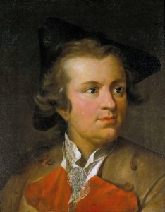 Porträtt av Gotthold Ephraim Lessing 1729-1781, c.1755.