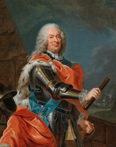 Porträtt av Vilhelm VIII, Landgrave of Hessen-Kassel 1682-1760. av Johann Heinrich Tischbein the Elder