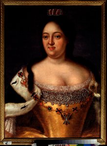 Porträtt av kejsarinnan Anne I av Ryssland (Anna Ivanovna