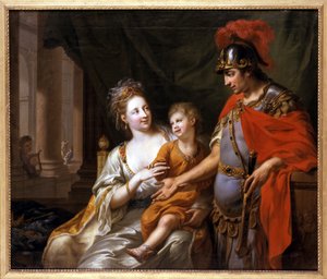Hectors avgång, 1776 av Johann Heinrich Wilhelm Tischbein