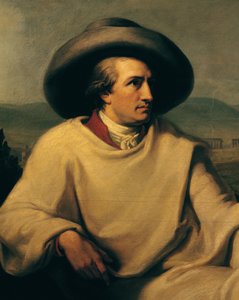 Johann Wolfgang von Goethe (1749-1832) i Campagna, ca 1790 (detalj)