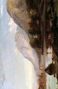 Hudsonfloden vid Cold Spring, 1861. av Johann Hermann Carmiencke
