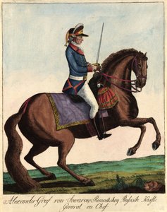Fältmarskalk Generalissimo Prins Alexander Suvorov 1729-1800, ca. 1790.