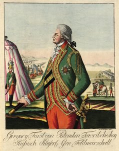 Prins Grigory Alexandrovich Potyomkin 1739-1791, ca. 1790.