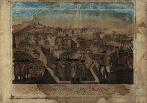 Tillfångatagandet av Ochakov av prins Grigorij Potemkin den 17 december 1788, 1788.