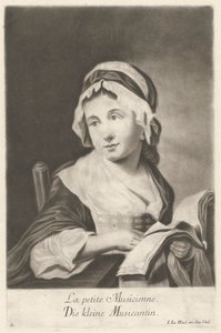 Den lilla musikern av Johann Jacobus Haid