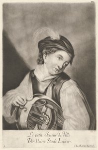 Den lilla stadens spelare av Johann Jacobus Haid