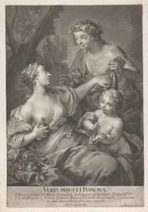 Vertumnus och Pomona av Johann Jacobus Haid