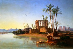 Philae, ca 1860 (olja på duk)