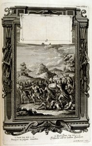 hebréer i strid; (Samuels bok) av Johann Jakob Scheuchzer