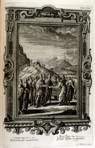 Offer gavs åt filistéerna av Johann Jakob Scheuchzer