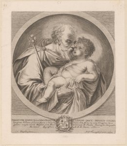 Saint Joseph med Kristusbarnet av Johann Jakob Thurneysen (I)
