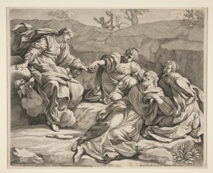 St. William Assisterad av Virgins av Johann Jakob von Sandrart